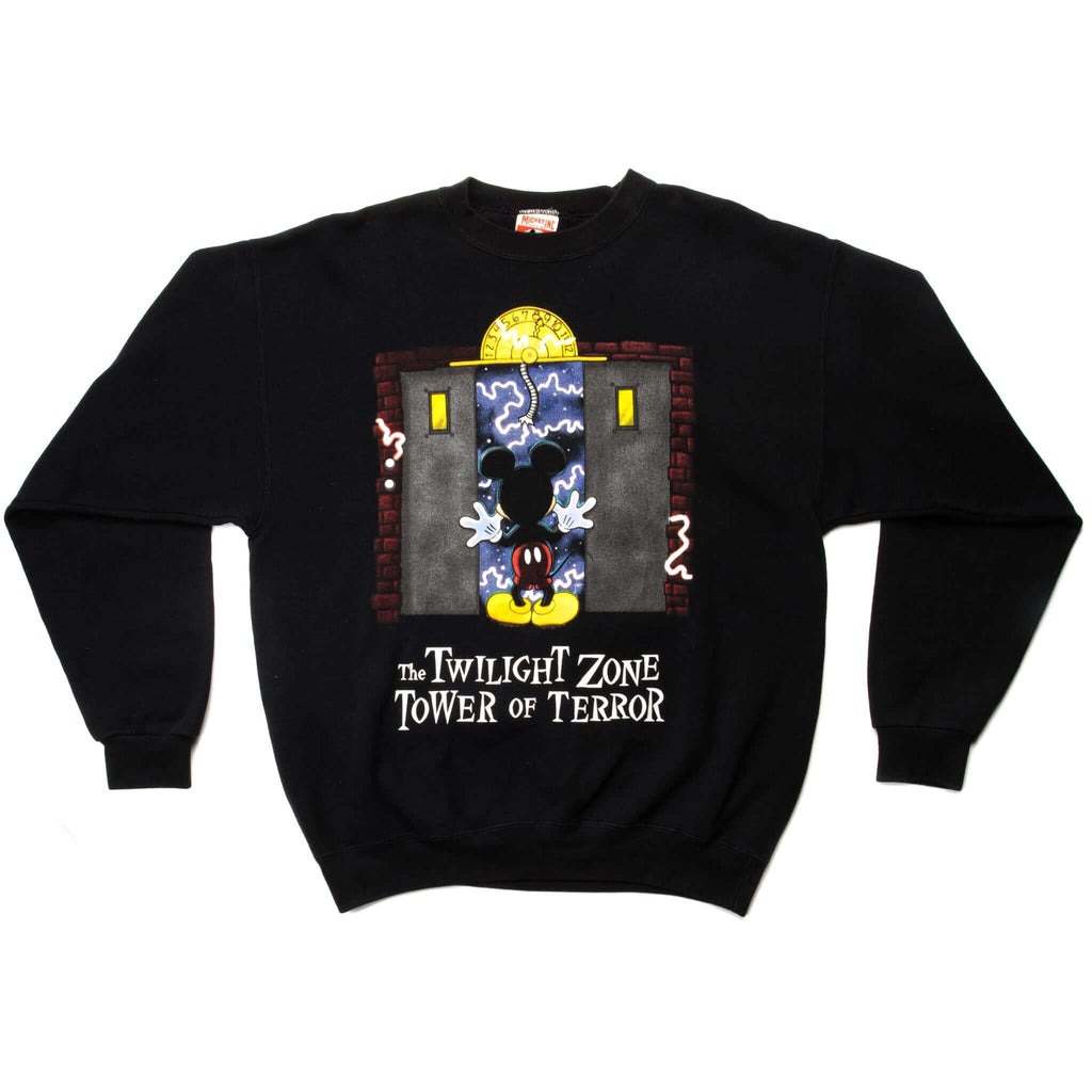 VINTAGE DISNEY WORLD THE TWILIGHT ZONE TOWER OF TERROR SWEATSHIRT SIZE Vintage rare usa