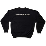 Vintage Disney World The Twilight Zone Tower Of Terror, I Suggest You To Take The Stairs Sweatshirt Size Large Made In USA. black