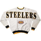 Vintage NFL Steelers XXX Super Bowl Sun Devil Stadium Sweatshirt 1996 Size Large Made In USA.