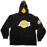 Vintage NBA Los Angeles Lakers Hoodie Sweatshirt Size Large. BLACK