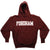 Vintage Champion Reverse Weave Fordham Hoodie Sweatshirt Early 1990S Size XL Made In USA. RED