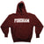 Vintage Champion Reverse Weave Fordham Hoodie Sweatshirt Early 1990S Size XL Made In USA. RED