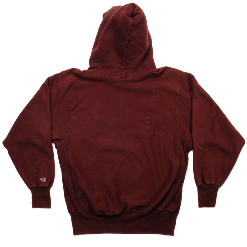 VINTAGE CHAMPION REVERSE WEAVE FORDHAM UNIVERSITY HOODIE SWEATSHIRT EARLY 1990S SIZE XL MADE IN USA