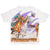 Vintage All Over Print Kentucky Derby A Great Place To Race Tee Shirt 1996 Size Large. WHITE