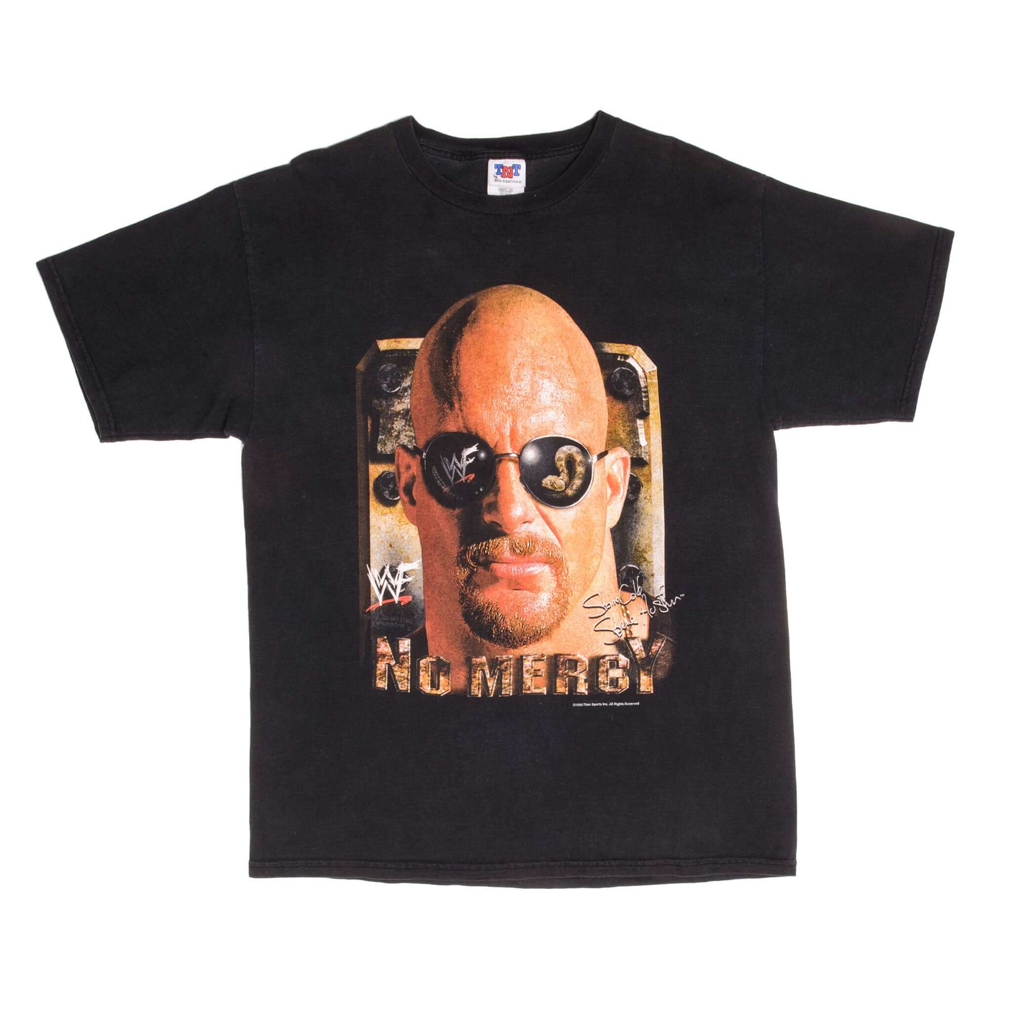Vintage WWF Stone Cold Steve Austin No Mercy 1999 Tee Shirt Size Large