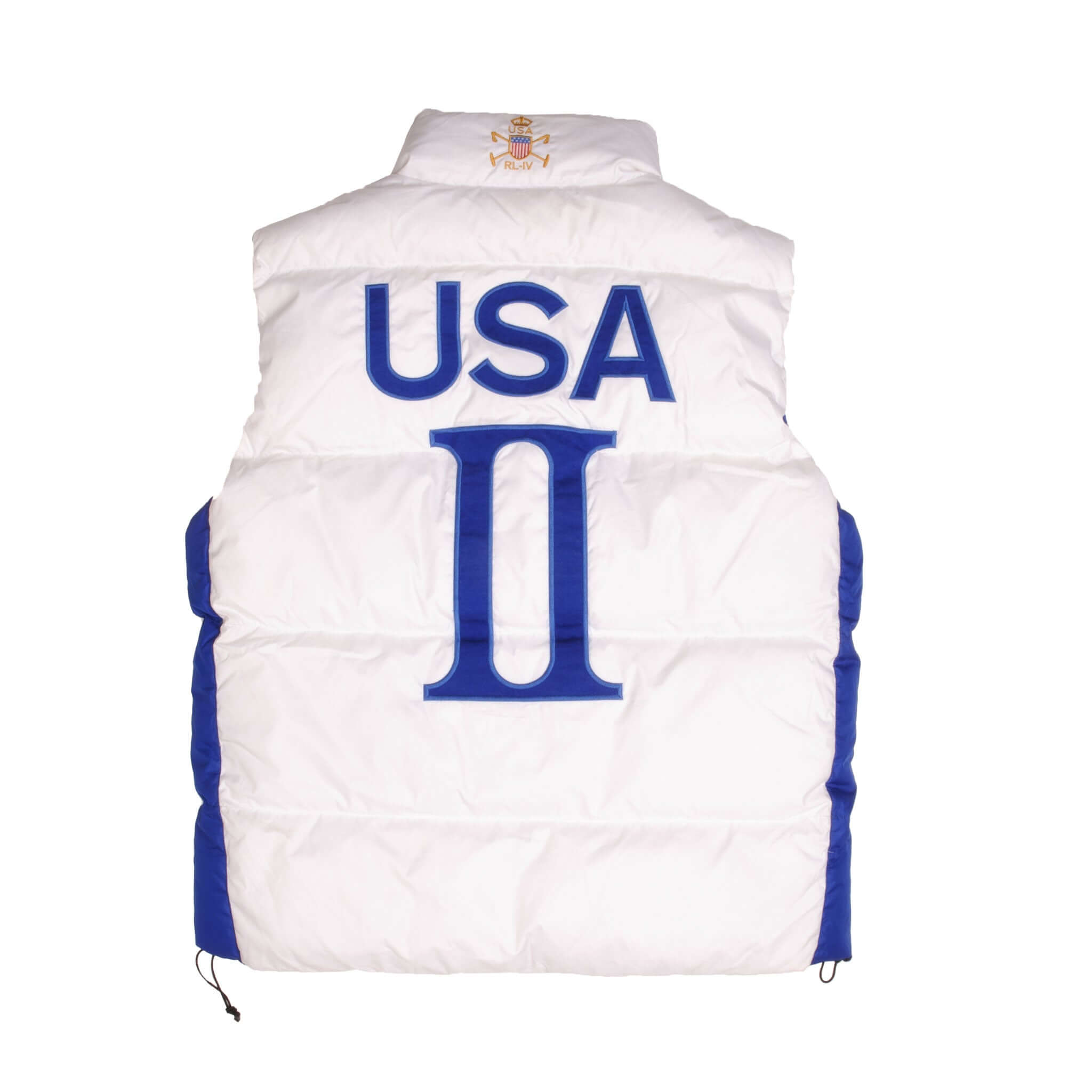 Vintage Polo Ralph Lauren Snow Polo Challenge II Cup USA Puffer Vest Jacket Size Large