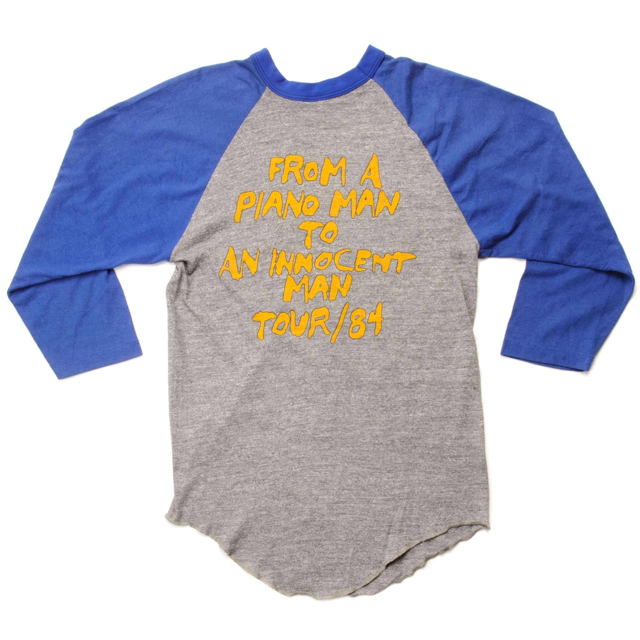 VINTAGE BILLY JOEL RAGLAN TEE SHIRT SIZE XS MADE IN USA