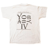 Vintage Keith Haring Crack Down ! The March Of Dimes Presents...YO BABY IV Tee Shirt 1986 Size Medium Made In USA With Single Stitch Sleeves. WHITE