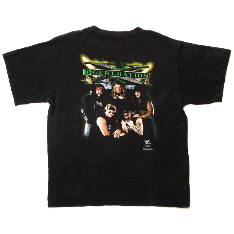 Vintage World Wrestling Federation D-Generation X Tee Shirt 1998 Size Medium. BLACK