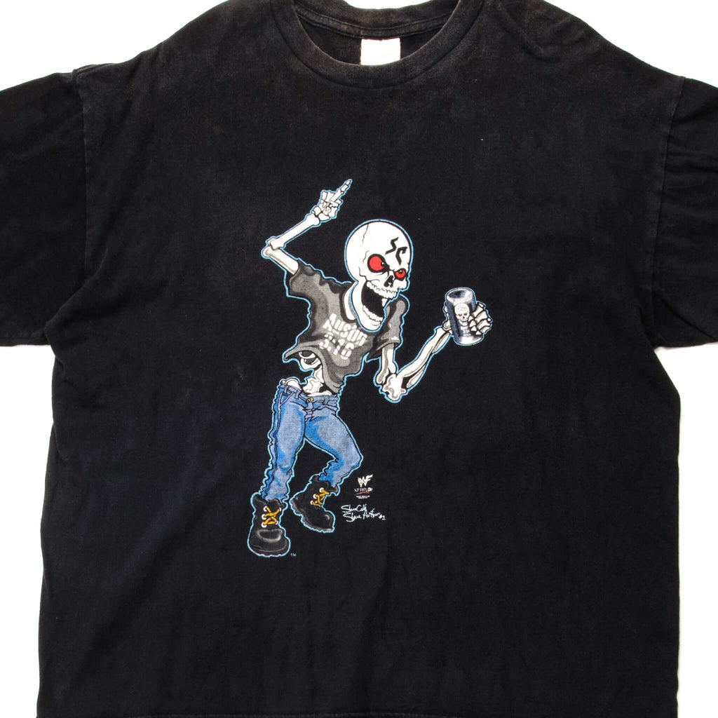 VINTAGE WWF STONE COLD STEVE AUSTIN TEE SHIRT 1990S SIZE XL