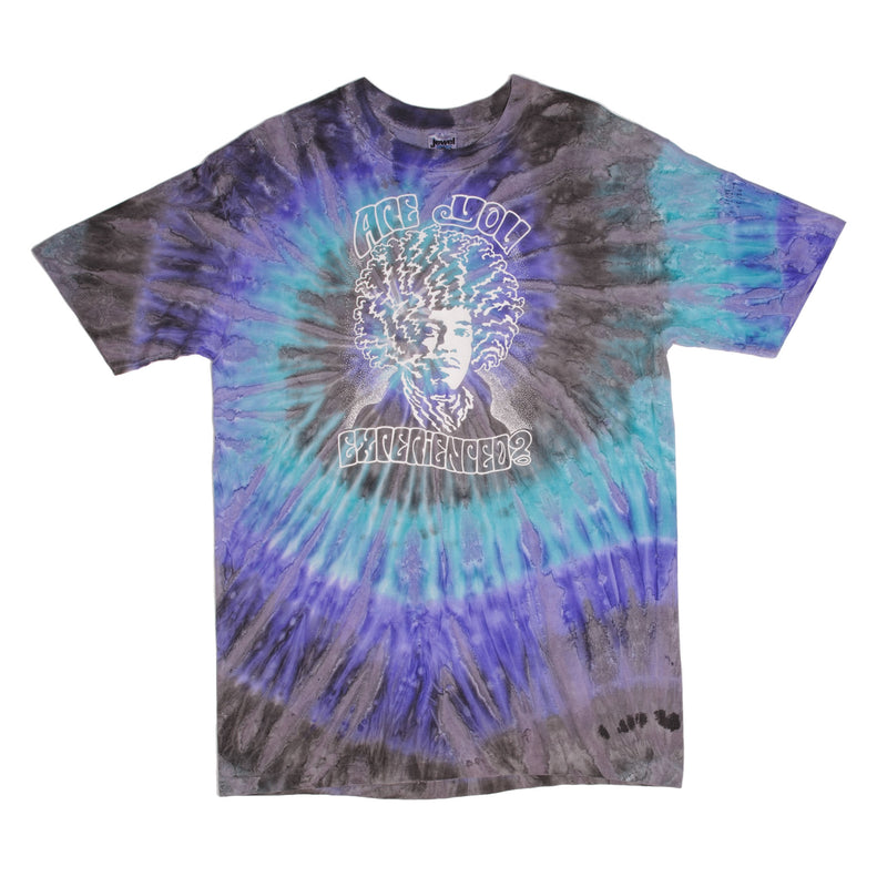 Vintage Tie-Dye Are You Experienced Bethel Woodstock 1994 Tee Shirt Size XL Made In USA With Single Stitch Sleeves