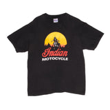 Vintage Indian Motocycle Kiwi Indian Parts Tee Shirt 1990S Size Large With Single Stitch Sleeves