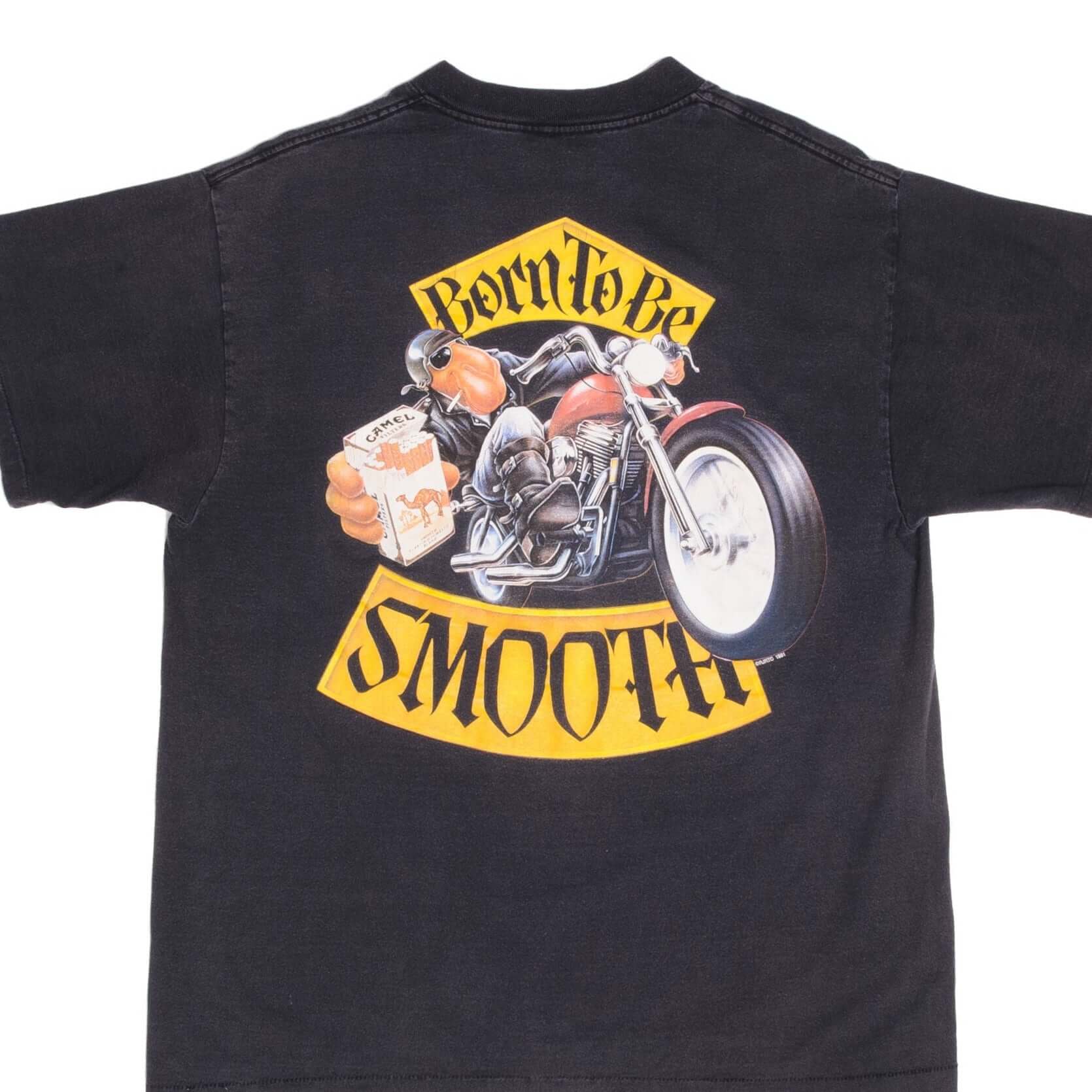 VINTAGE CAMEL BIKE WEEK DAYTONA BEACH  1991 TEE SHIRT SIZE LARGE MADE IN USA