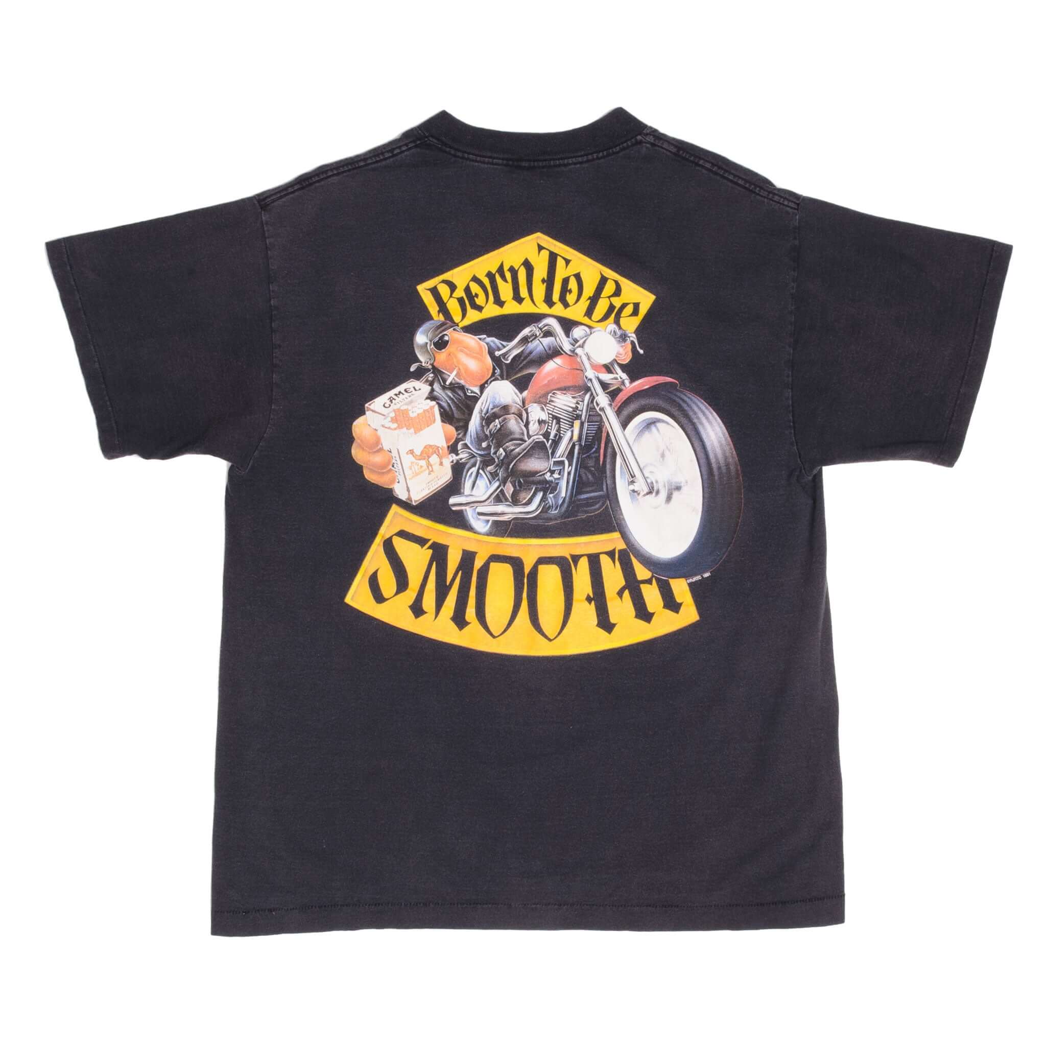 VINTAGE CAMEL BIKE WEEK DAYTONA BEACH  1991 TEE SHIRT SIZE LARGE MADE IN USA