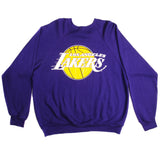 Vintage NBA Los Angeles Lakers Sweatshirt Size XL Made In USA. PURPLE