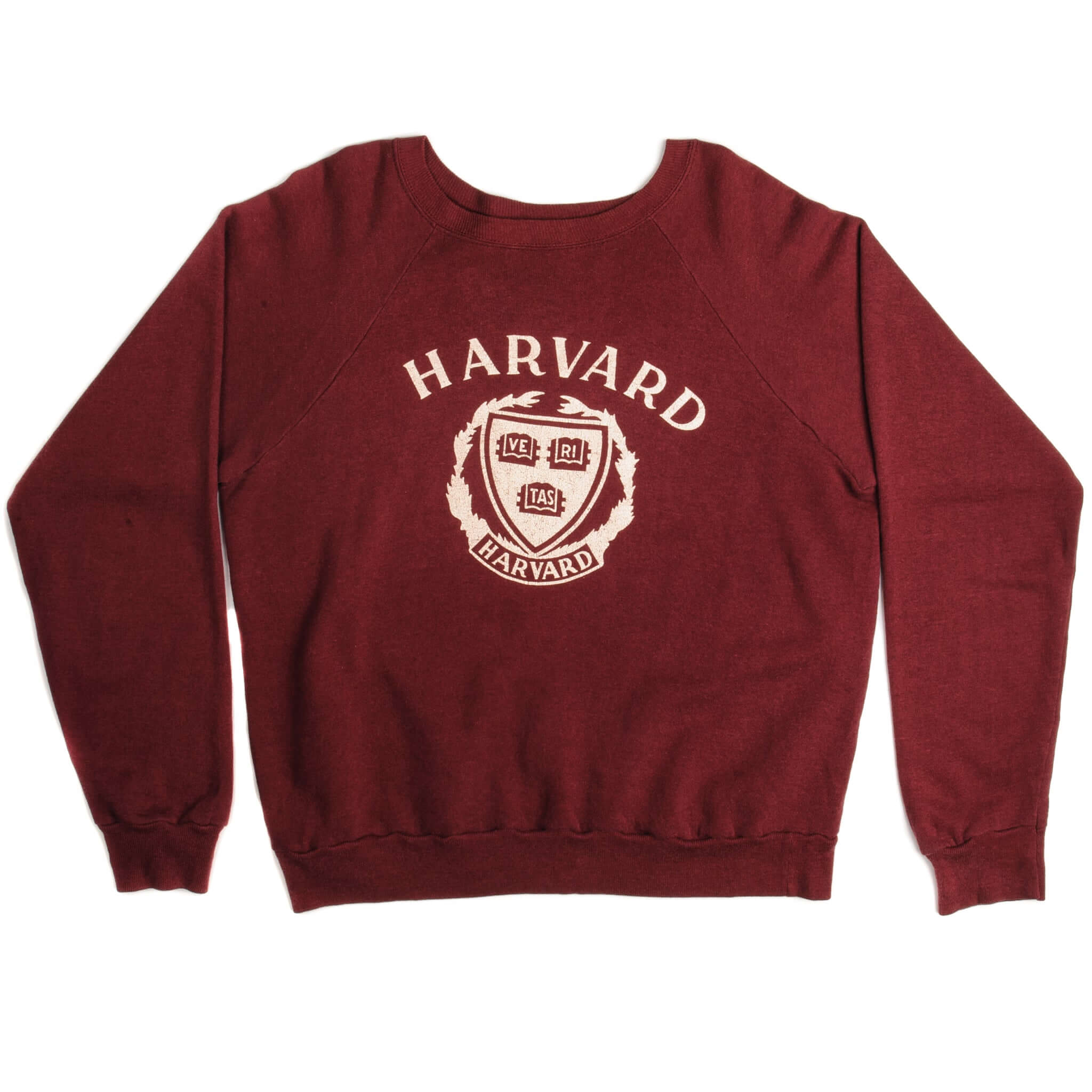 Vintage Champion Harvard University Sweatshirt Early 1980S-1990 Size Large Made In USA. red