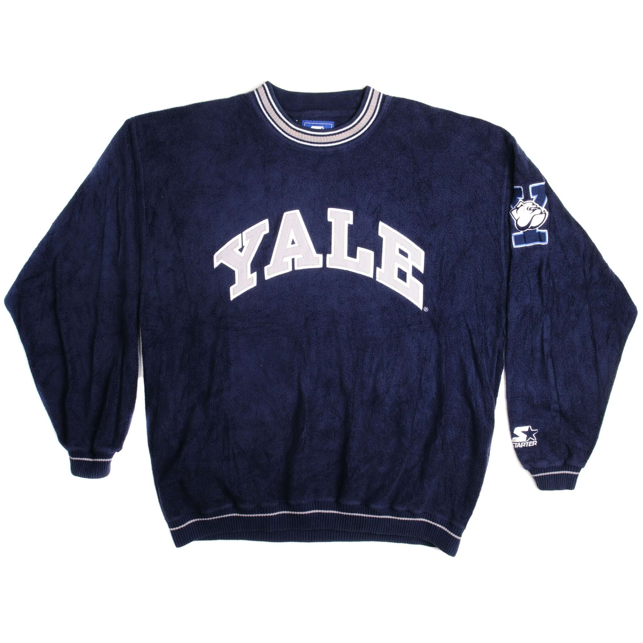 Vintage Starter Yale Sweatshirt Size Large. BLUE