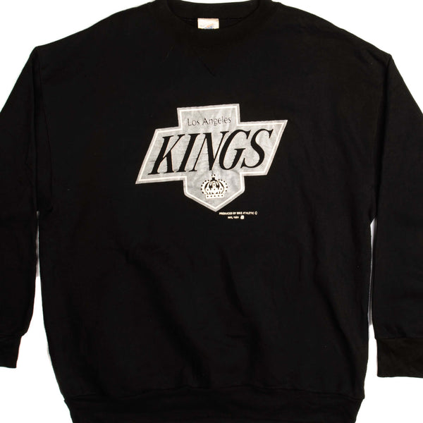 SUDADERA VINTAGE NHL LOS ANGELES KINGS 1991 TALLA XL FABRICADA EN EE. UU.
