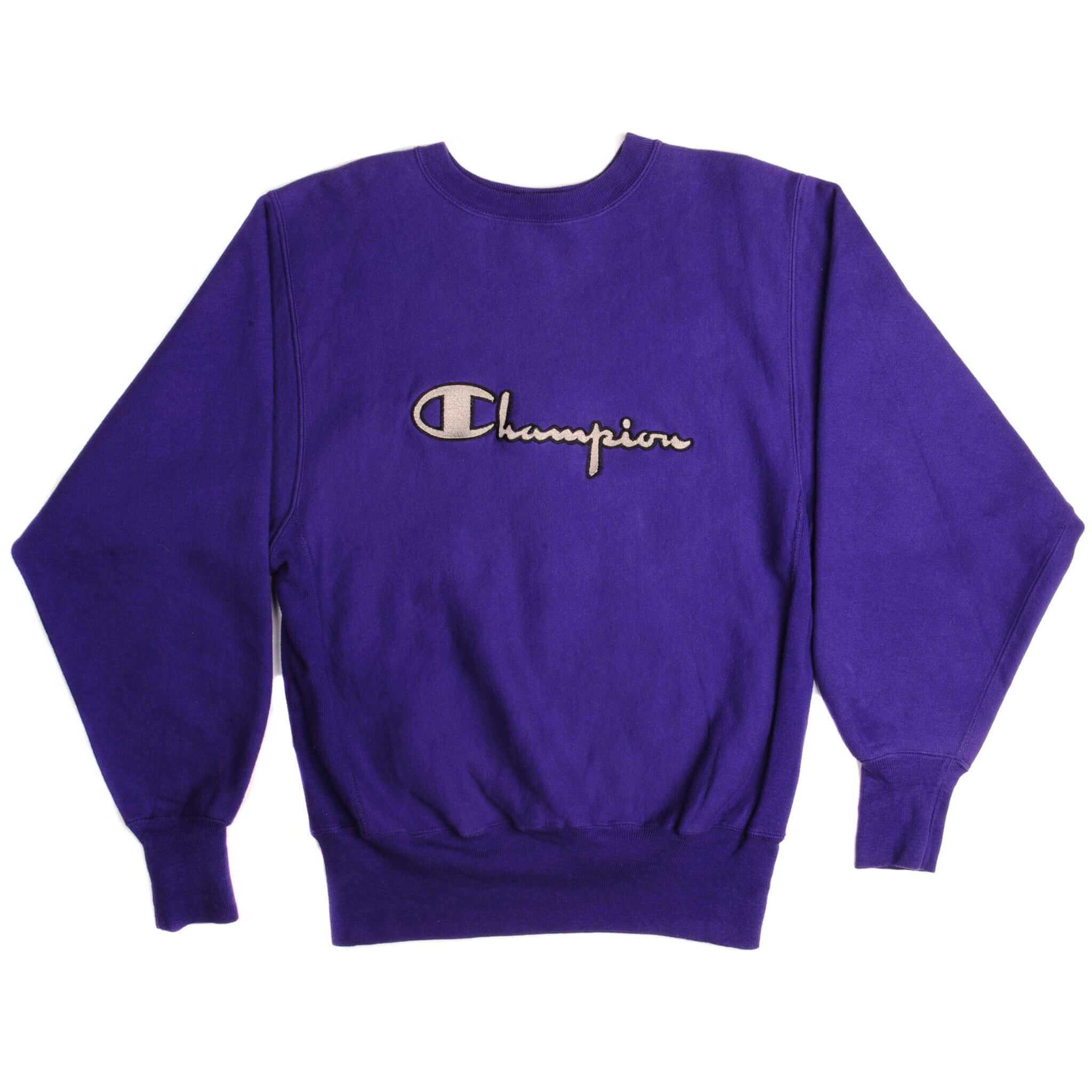 Vintage Champion Reverse Weave Sweatshirt 1990-Mid 1990S Size Medium Made In USA. PURPLE