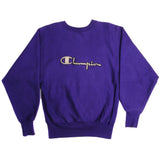 Vintage Champion Reverse Weave Sweatshirt 1990-Mid 1990S Size Medium Made In USA. PURPLE