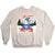 Vintage Bud Light Spuds Mackenzie The Original Party Animal Sweatshirt 1987 Size XL Made In USA. GREY