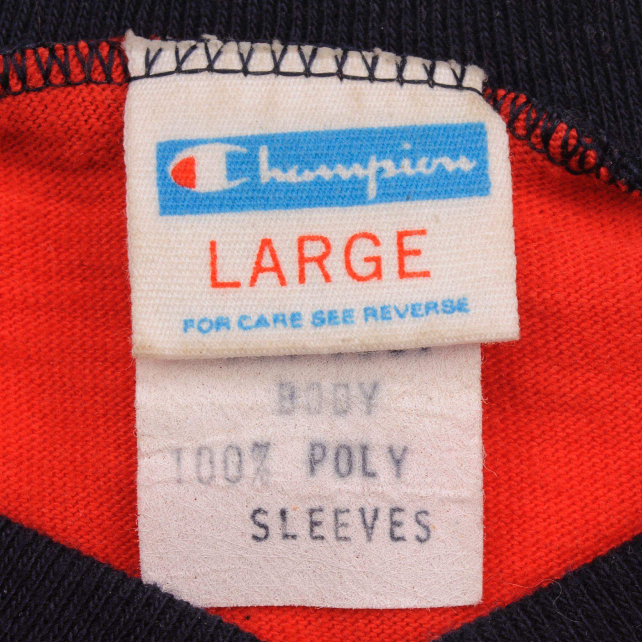 Vintage US Olympic Training Center Champion Tee Shirt 1970'S Size Medium Made In USA.