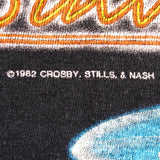 VINTAGE CROSBY STILLS & NASH DAYLIGHT TEE SHIRT AGAIN TOUR 1982 MEDIUM MADE USA