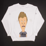 VINTAGE STUSSY X BEAVIS & BUTT HEAD SWEATSHIRT SIZE MEDIUM MADE IN USA