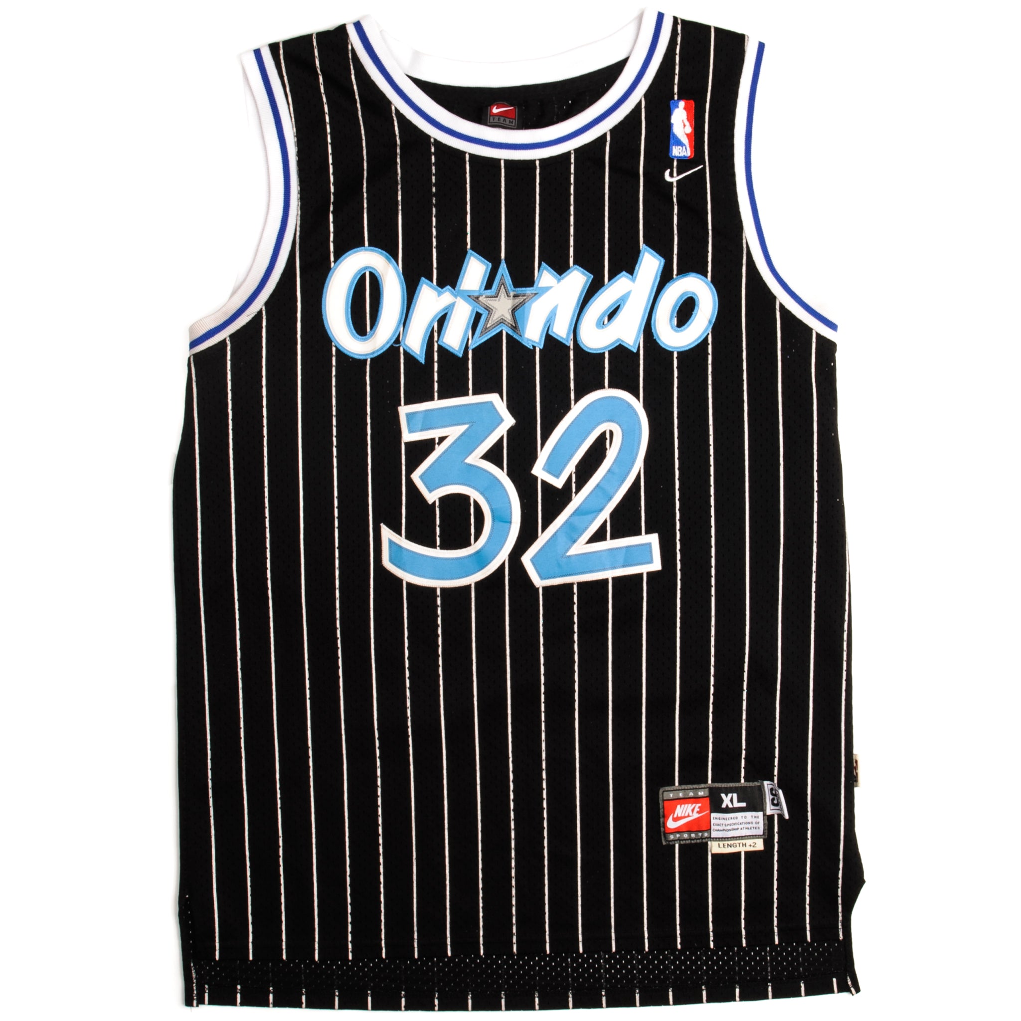 Champion Shaquille O’Neal Orlando Magic Jersey Sz 40 Black Vintage 90s Shaq  #32