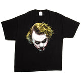 Vintage Batman The Dark Knight The Joker Tee Shirt Size XL. BLACK