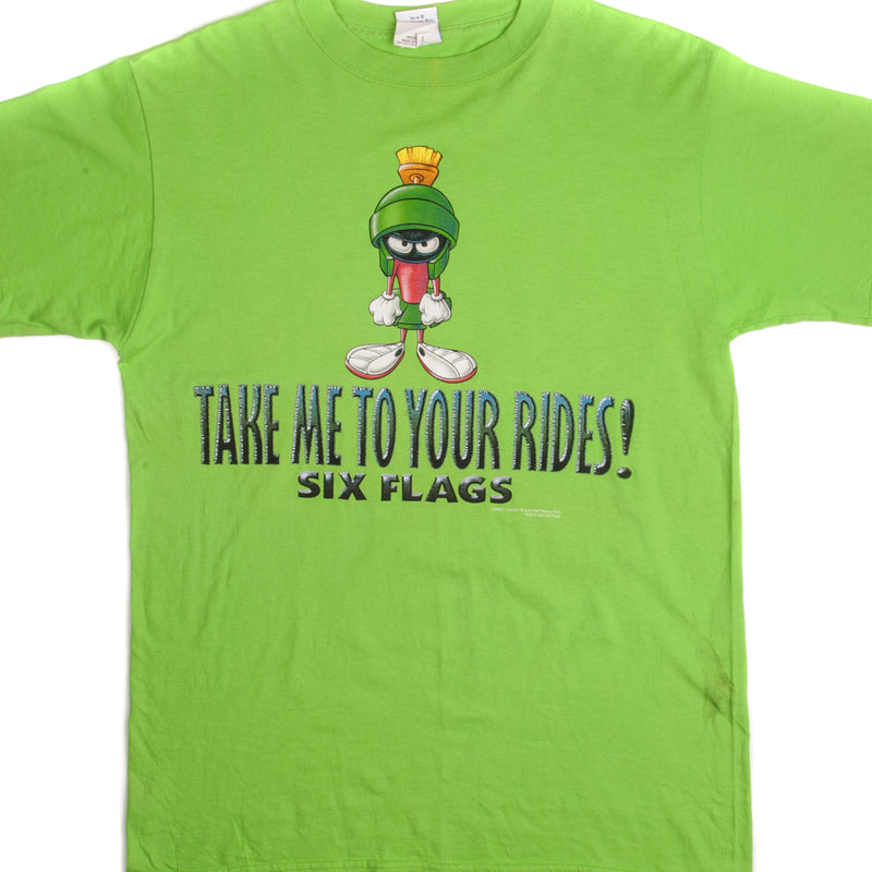 90s Six flags  Marvin the Martian Tshirt