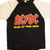 VINTAGE ACDC RAGLAN TEE SHIRT 1988 SIZE MEDIUM MADE IN USA