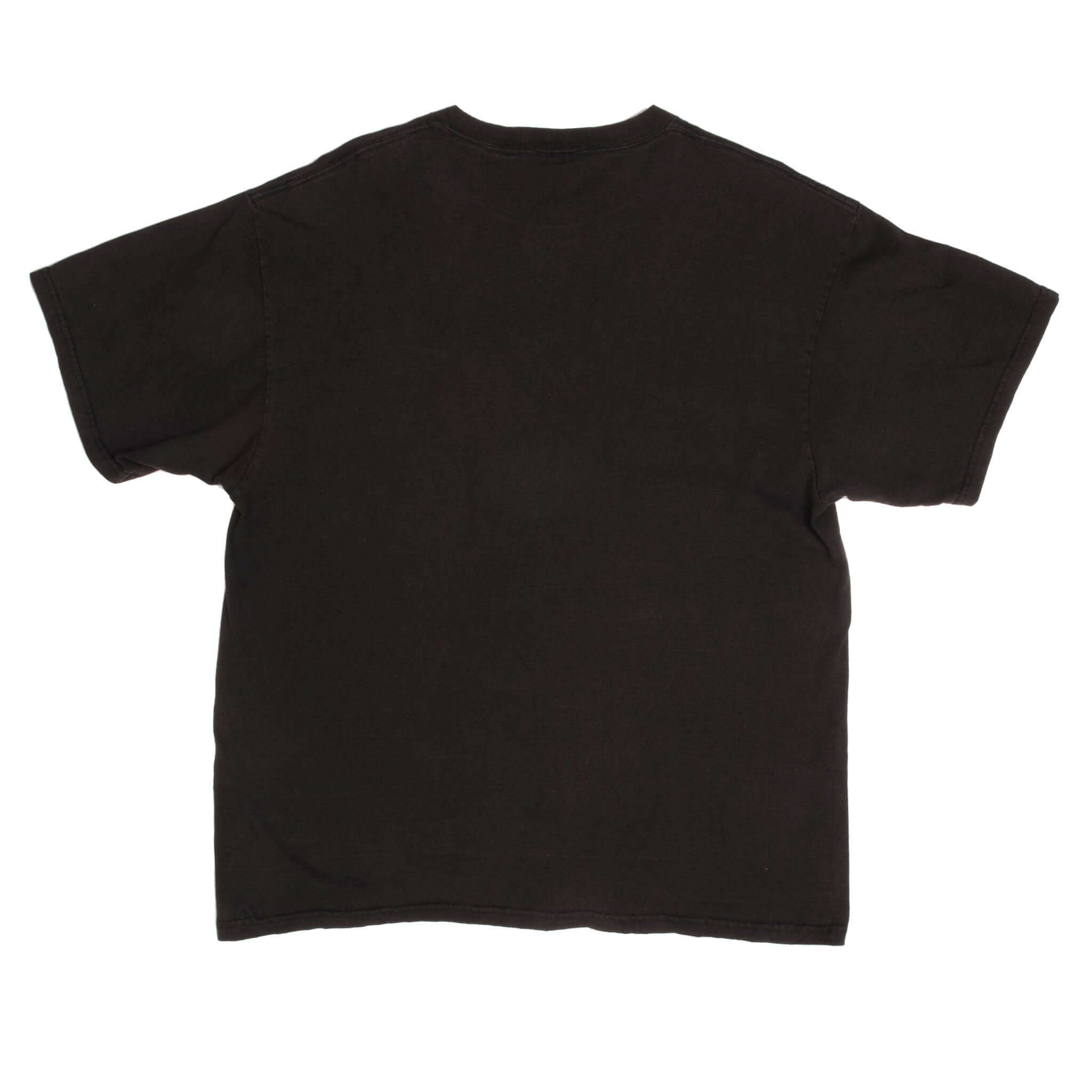 Vintage Nike Classic Swoosh Black Tee Shirt Size 1990s Size Large Made In USA 