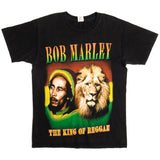 Vintage Bob Marley The King Of Reggae The Legend Tee Shirt Size Medium.
