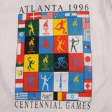 VINTAGE OLYMPIC GAMES TEE SHIRT ATLANTA 1996 SIZE LARGE MADE IN USA DEADSTOCK