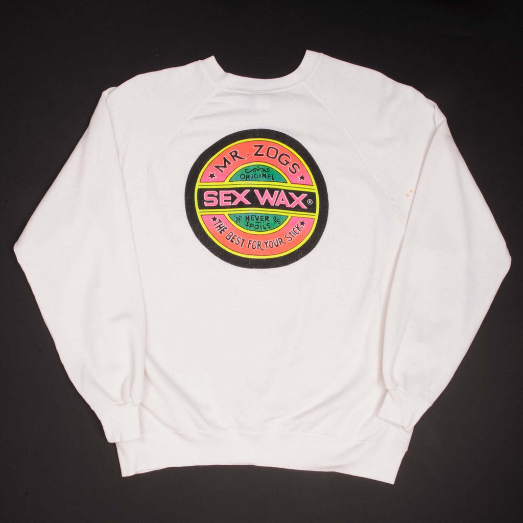 Vintage Surf Mr Zogs Sex Wax Sweatshirt Size XL Made In USA