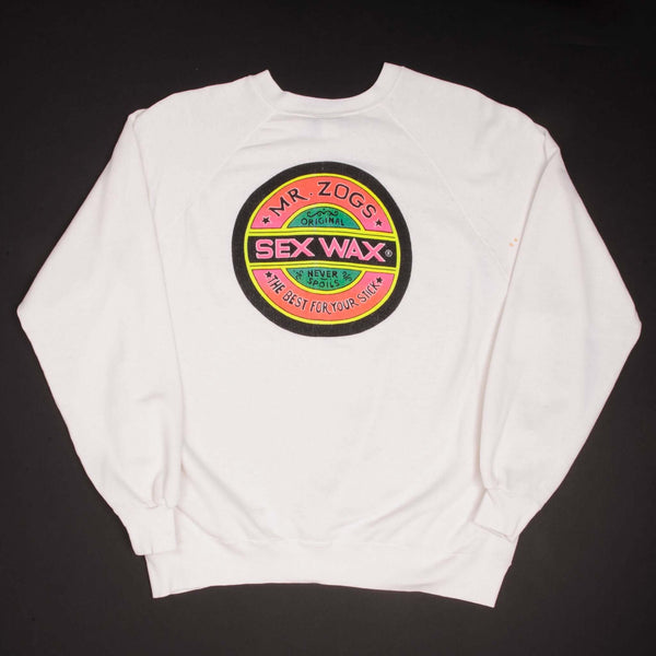 Vintage Surf Mr Zogs Sex Wax Sweatshirt Size XL Made In USA