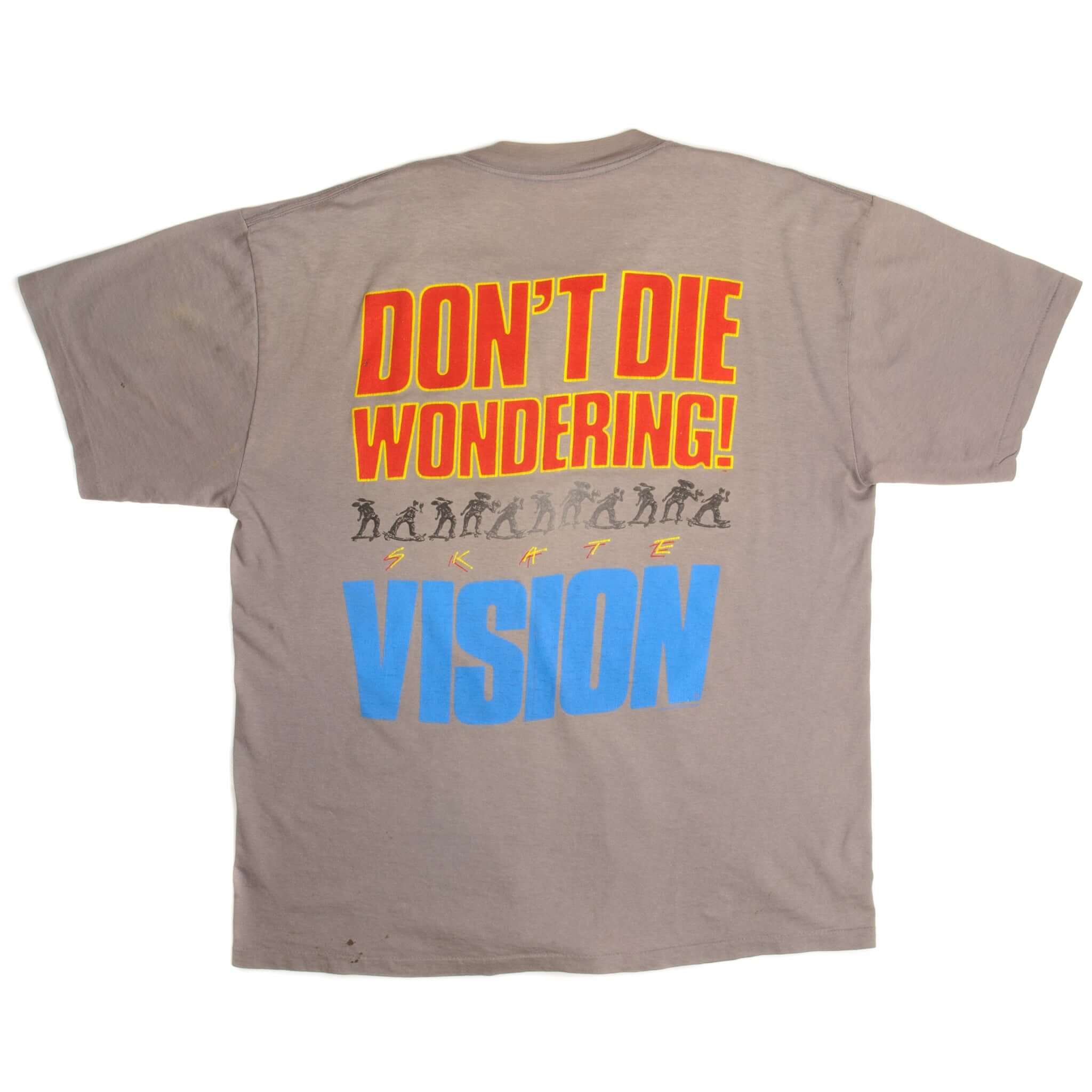 VINTAGE VISION STREETWEAR SKATE TEE SHIRT SIZE XL MADE IN USA