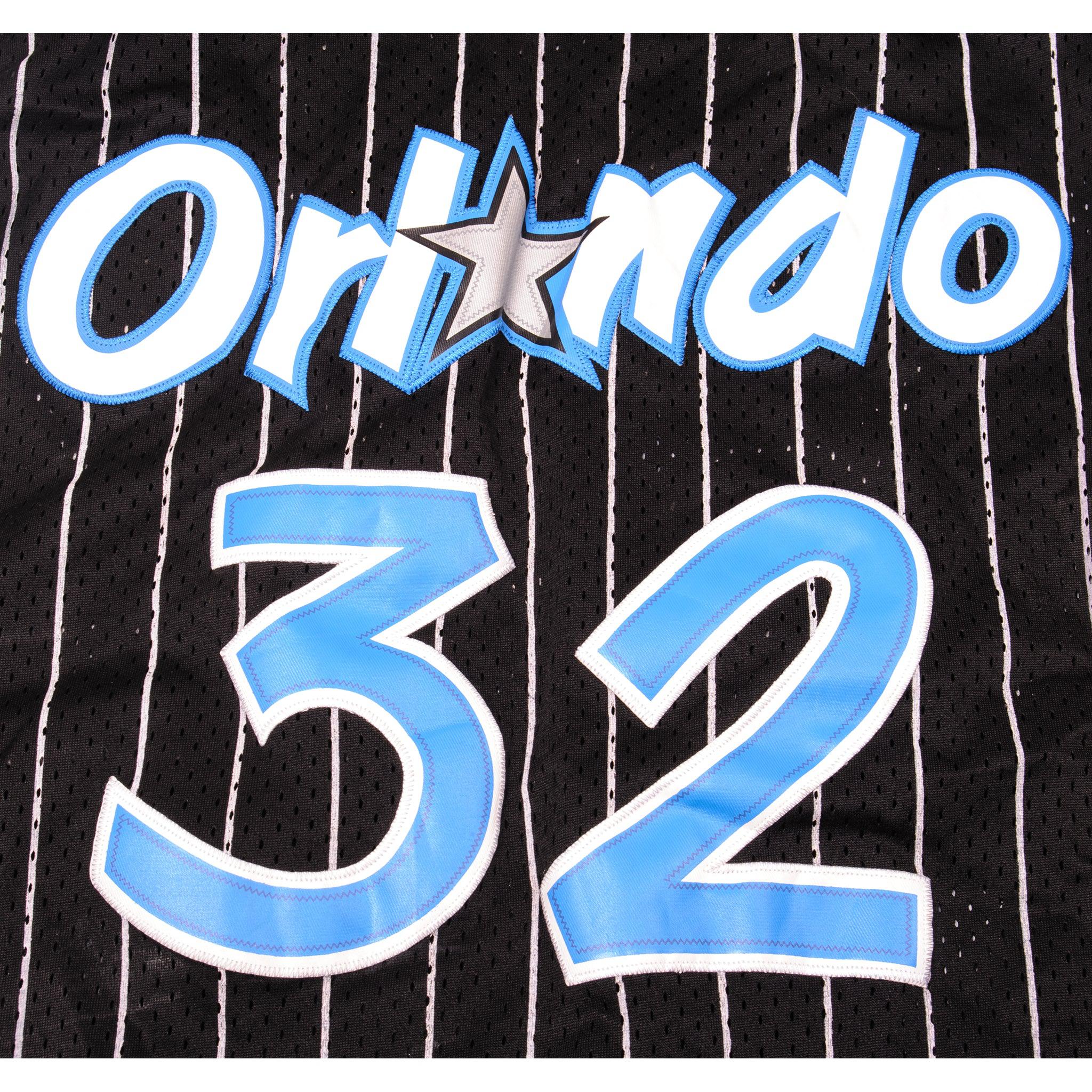 ORLANDO MAGIC 90s NBA BASKETBALL JERSEY VINTAGE SHAQUILLE O'NEAL #32  PINSTRIPE !
