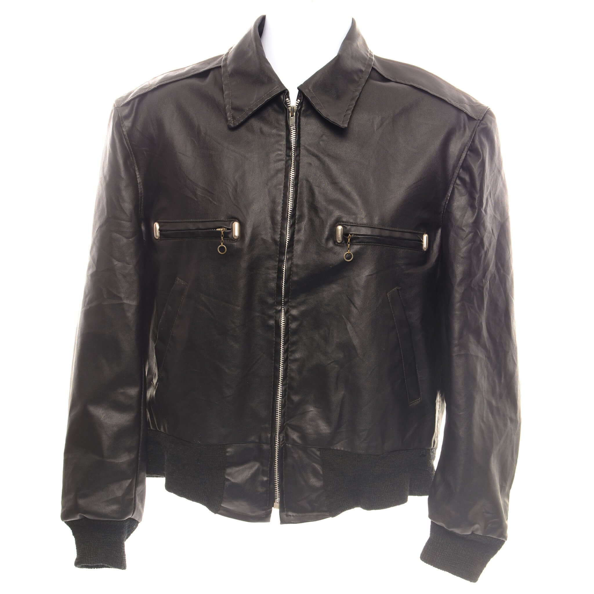 This genuine "Sportster" jacket, made of plastic-coating fabric, was available from fall 1954 to ca. 1959.