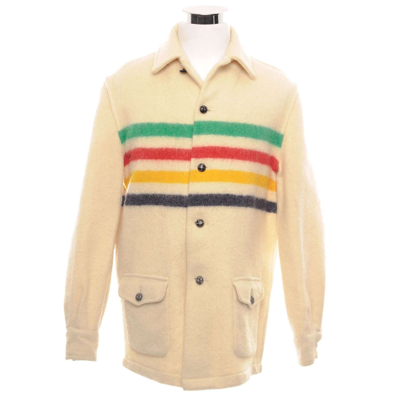 VINTAGE HUDSON'S BAY WOOL COAT SIZE XL MADE IN CANADA