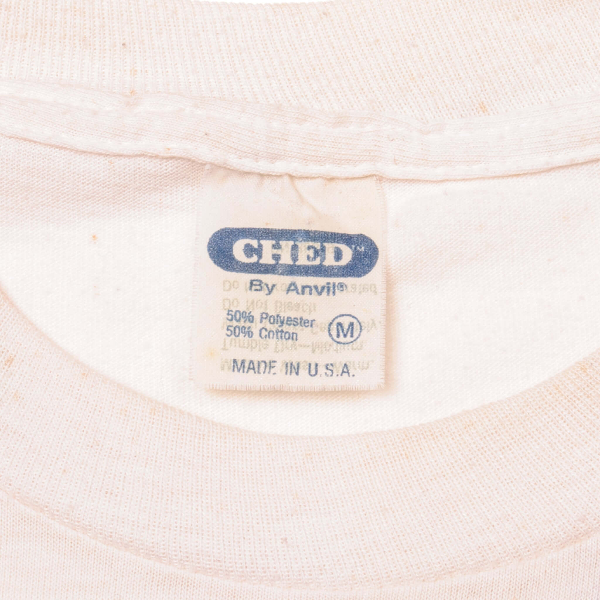 Vintage David Lee Roth Crazy from the Heat'85 CHED by Anvil Tee Shirt 1985 Size Small Made In USA with single stitch sleeves.