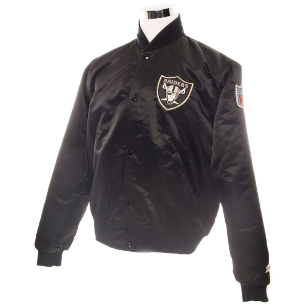 VINTAGE STARTER NFL RAIDERS JACKET SIZE LARGE MADE IN USA