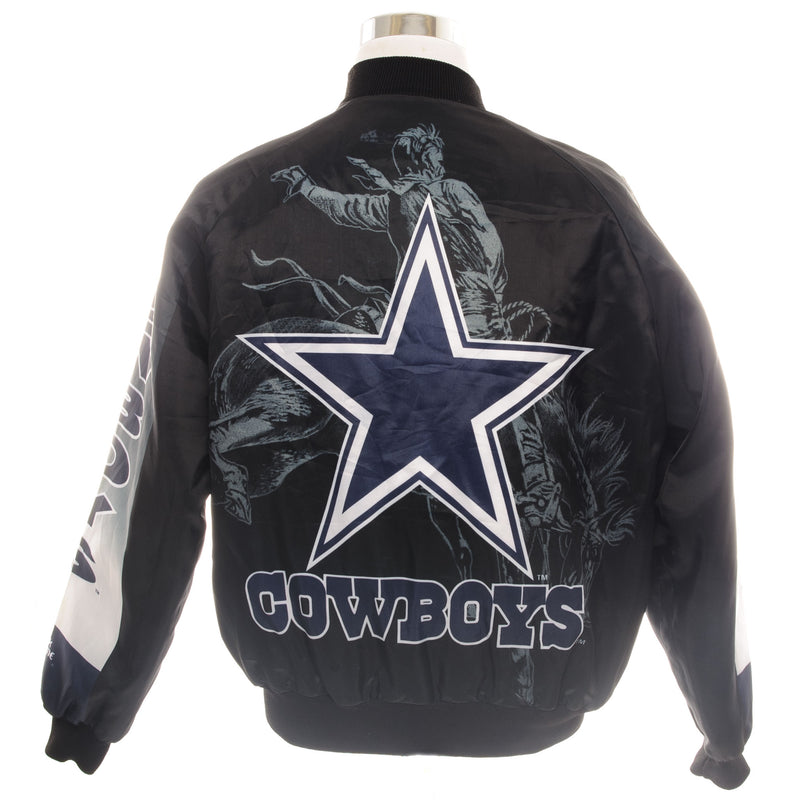 VINTAGE NFL DALLAS COWBOYS JACKET SIZE LARGE MADE IN USA