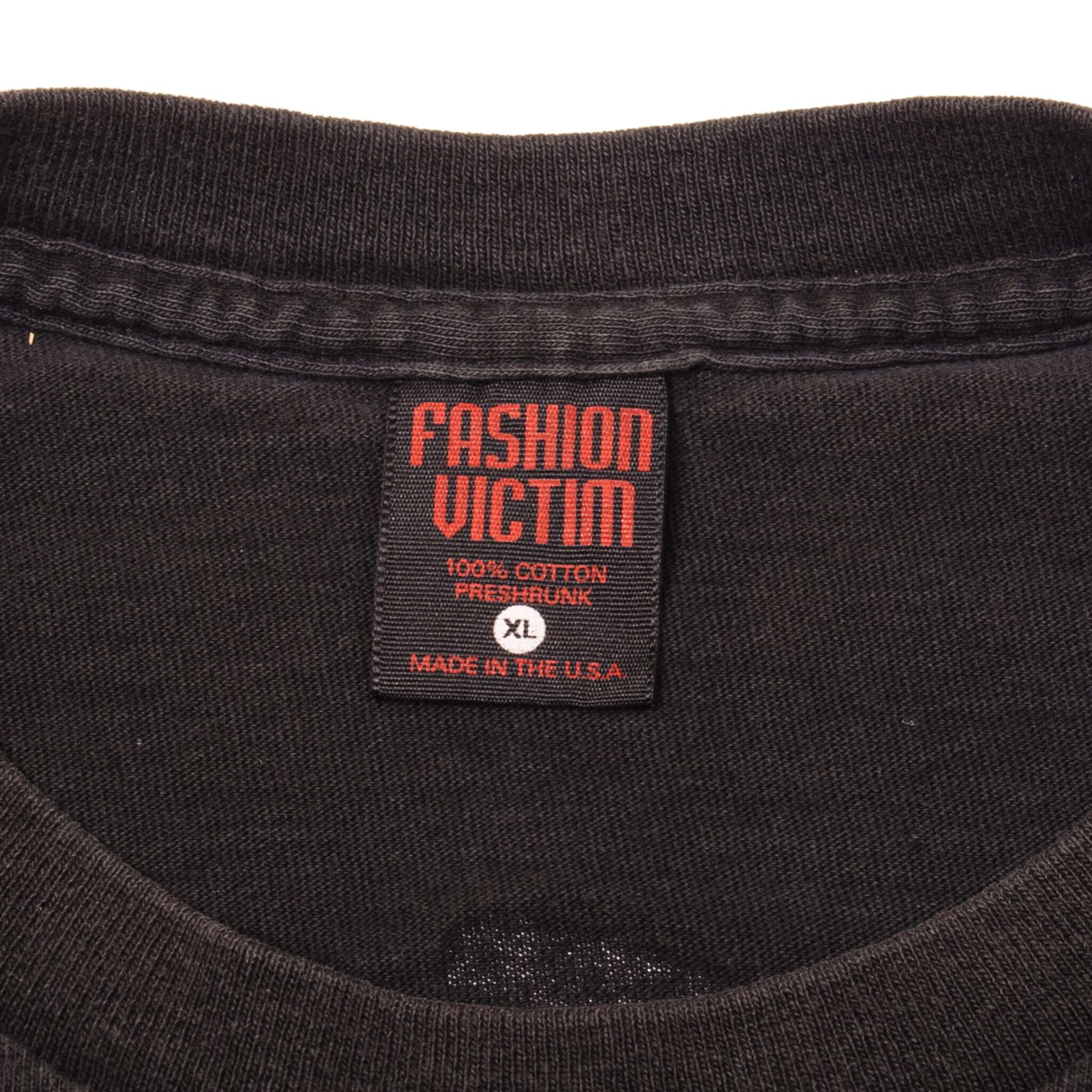 Vintage Akira Neo-Tokyo is about to Explode Fashion Victim Tee Shirt 1988 Size Large Made in USA with single stitch sleeves.