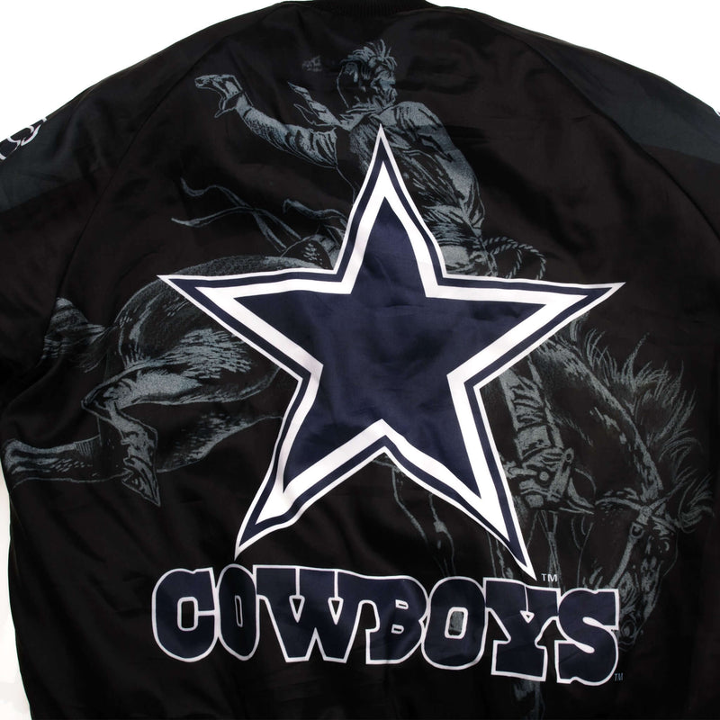 VINTAGE NFL DALLAS COWBOYS JACKET SIZE LARGE MADE IN USA