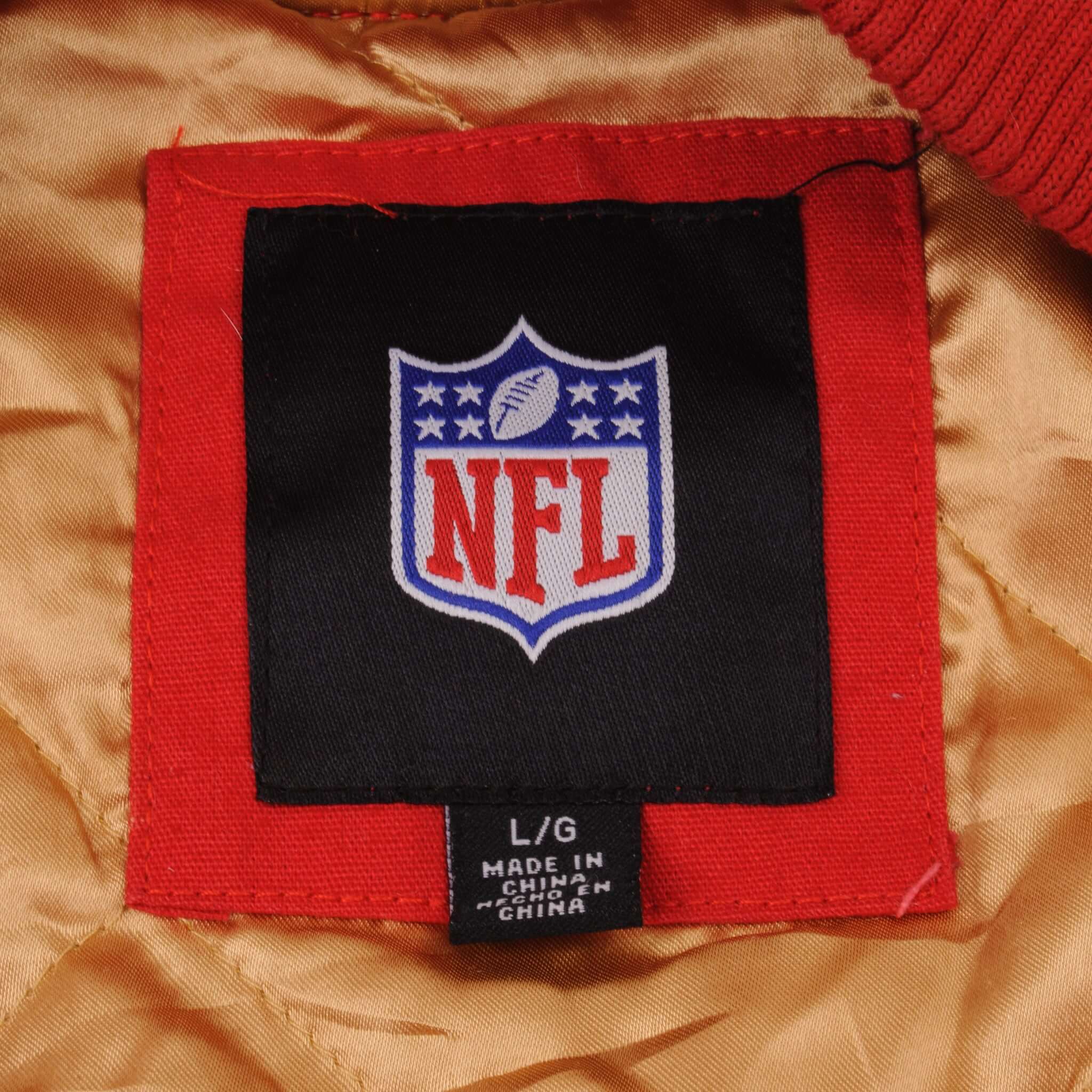 Vintage NFL San Francisco 49Ers Super Bowl Champion 1994, 1989, 1988, 1984, 1981 Jacket Size Large