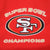 Vintage NFL San Francisco 49Ers Super Bowl Champion 1994, 1989, 1988, 1984, 1981 Jacket Size Large