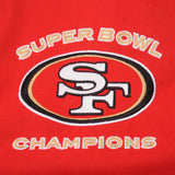 Vintage NFL San Francisco 49Ers Super Bowl Champion 1994, 1989, 1988, 1984, 1981 Jacket Size Large