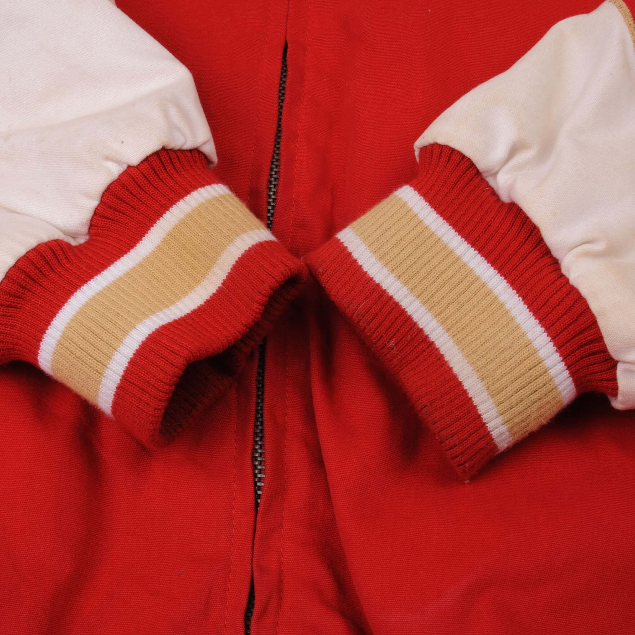 Vintage NFL San Francisco 49Ers Super Bowl Champion 1994, 1989, 1988, 1984, 1981 Jacket Size Large